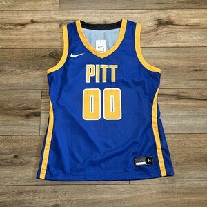 Womens Nike Pittsburgh Panthers Elite Mixtape Basketball Jersey SZ M Blue CQ4311